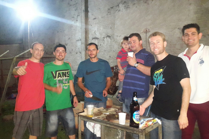 Confraternização de final de ano.